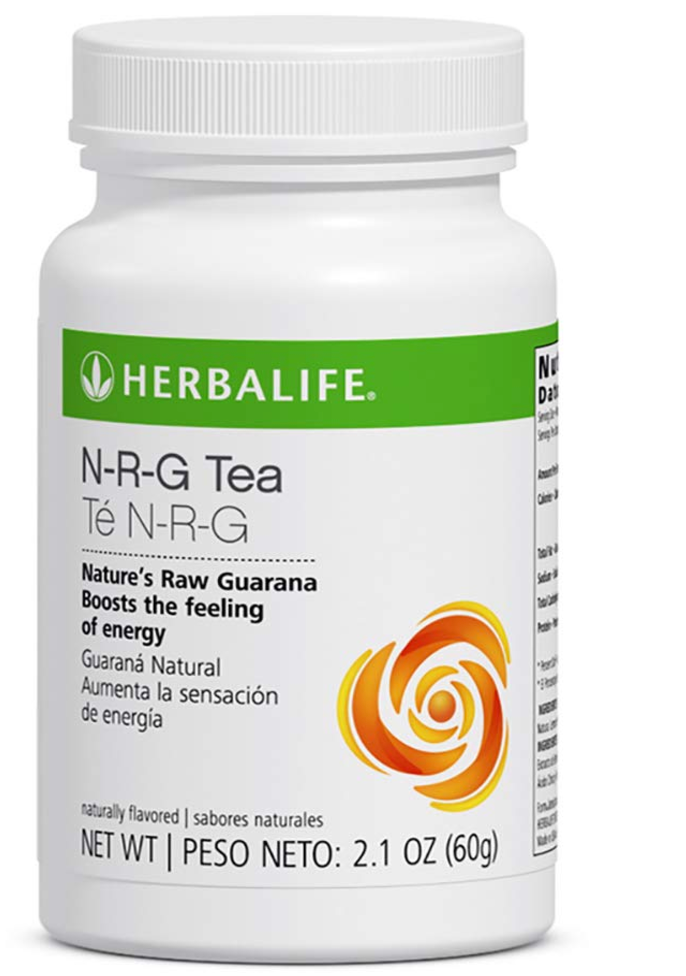 Herbal N-R-G Nature's Raw Guarana Tea Mix 2.12 Fl Oz Caffeine Energy Booster Powder