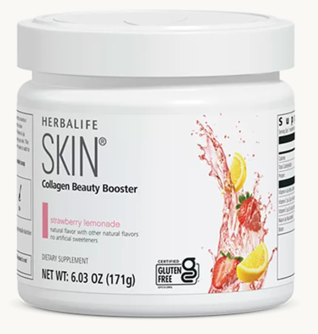 Herbalife SKIN® Collagen Beauty Booster: Strawberry Lemonade Canister 6.03 Oz.